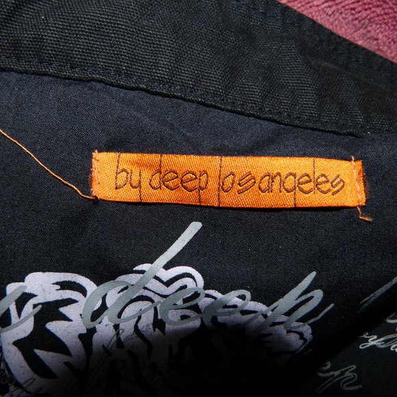 SOLD BY DEEP LOS ANGELES BLACK MILITARY JACKET SZ S - Picture 14 of 16